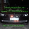 宝马BMW5安装了变色中网爆闪灯GL332AMC，美国VS Signal V81警报器