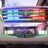 丰田兰德库路泽安装美国VS V72警报器及16只GL300系列中网LED爆闪灯