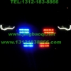 奥迪A6L安装警灯警报器图片集-美国VS SIGNAL V72 PLUS增强版600W警报器GL332系列中网LED爆闪灯