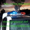 奔驰S350警车安装美国道奇VISTA长排警灯VS Signal V7-2警报器及GL332A中网LED爆闪警灯实拍照片集